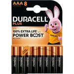 Pack de 8 Pilas AAA Duracell Plus Power Boost DPBLR3B8/ 1.5V/ Alcalinas - PixelPlaza
