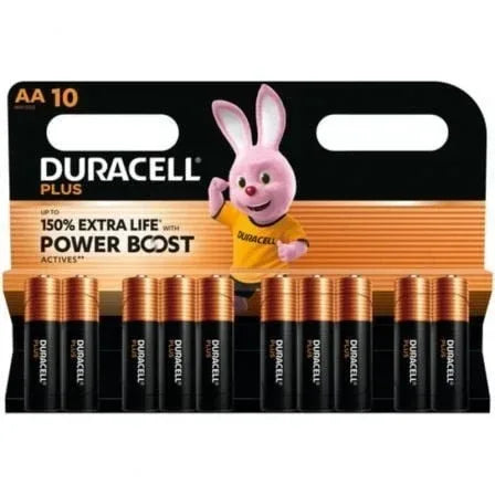 Pack de 10 Pilas AA Duracell Plus Power Boost DPBLR6B10/ 1.5V/ Alcalinas - PixelPlaza
