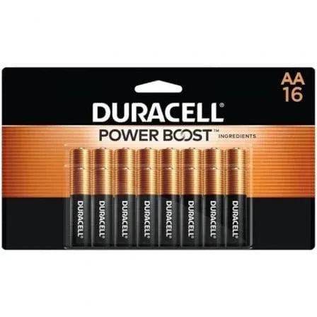Pack de 16 Pilas AA Duracell Plus Power Boost DPBLR6B16/ 1.5V/ Alcalinas - PixelPlaza