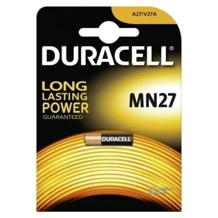 Pila A27 Duracell MN27/ 12V/ Alcalinas - PixelPlaza