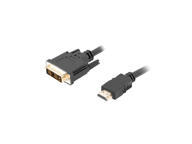 Cable HDMI Lanberg macho dvi d 18 plus1 macho single link Negro