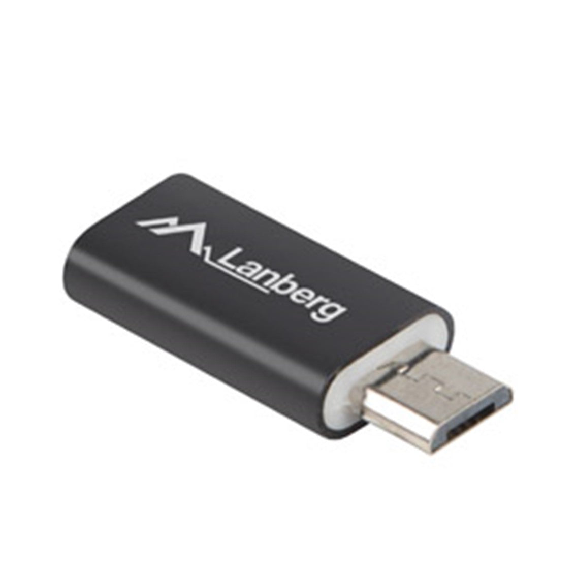 Adaptador Lanberg USB 2.0 USB tipo c f - micro - b macho negro