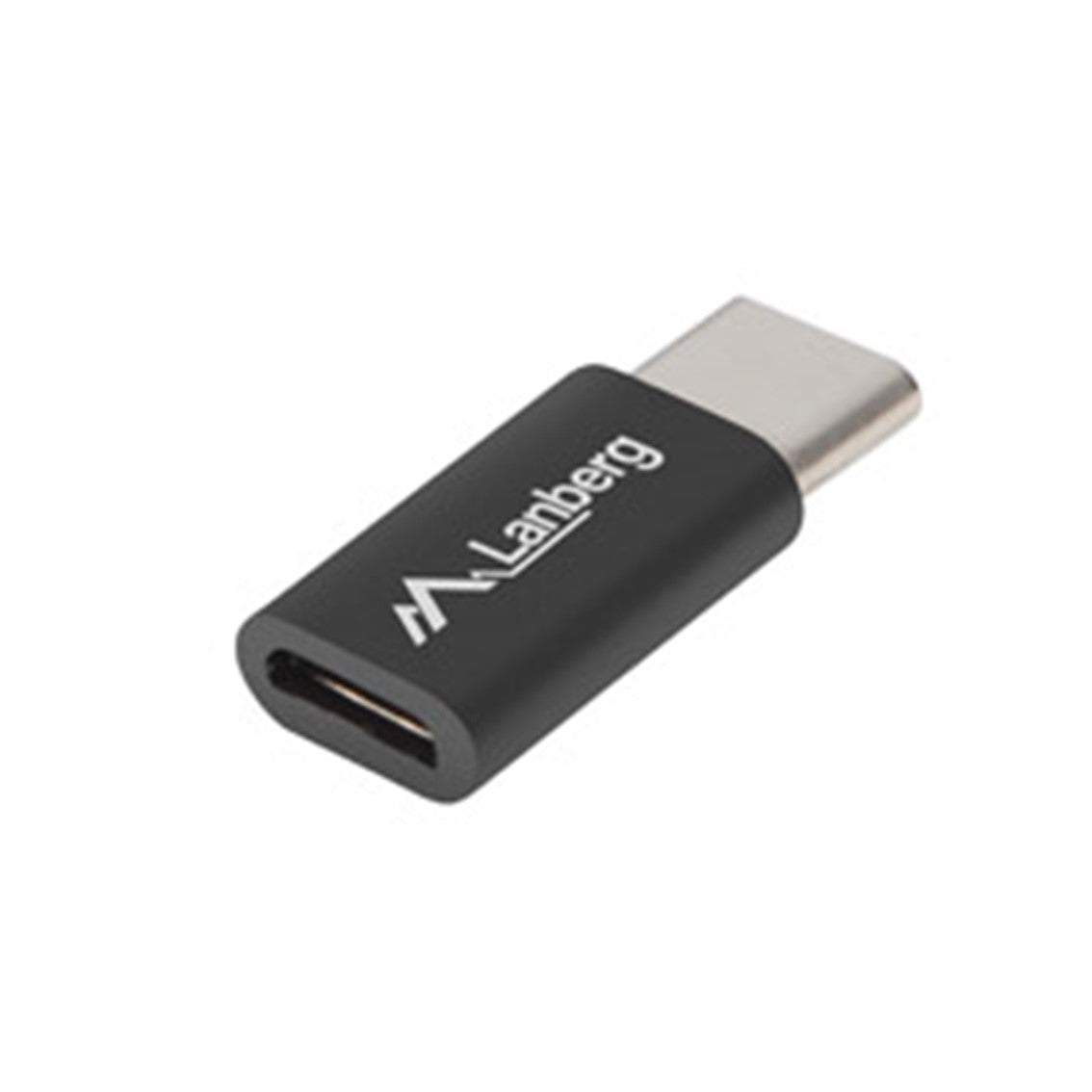 Adaptador Lanberg USB 2.0 tipo c macho · micro - b hembra negro