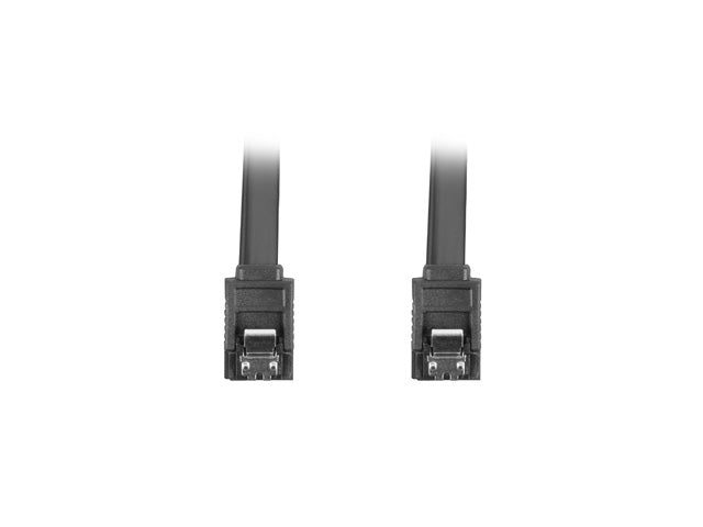 Cable SATA iii Lanberg 6GB - s hembra hembra clip metal 0.5m rojo