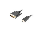 Cable HDMI Lanberg macho · dvi - d 24+1 macho 4K dual link 3m negro