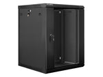 Armario Lanberg 15u 600x600x774 auto ensamblado rack 19 hasta 60 kg negro
