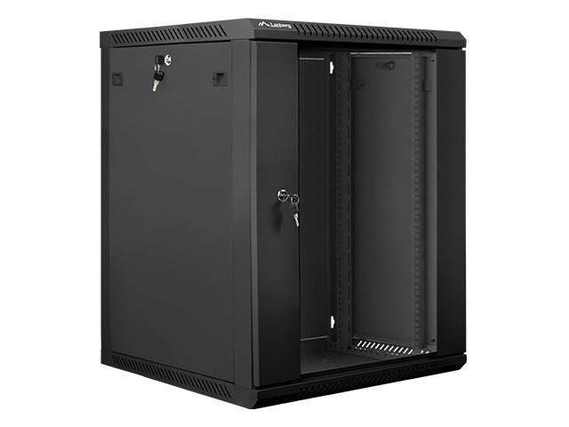 Armario Lanberg 15u 600x600x774 auto ensamblado rack 19 hasta 60 kg negro