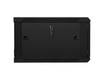 Armario rack Lanberg 6u 600x600x368 auto ensamblado 19 pulgadas hasta 60 kg negro