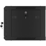 Armario rack Lanberg 6u 600x450x368 auto ensamblado 19 pulgadas hasta 60 kg negro