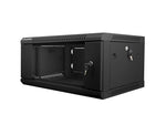 Armario rack Lanberg 4u 600x450x279 auto ensamblado 19 pulgadas hasta 60 kg negro