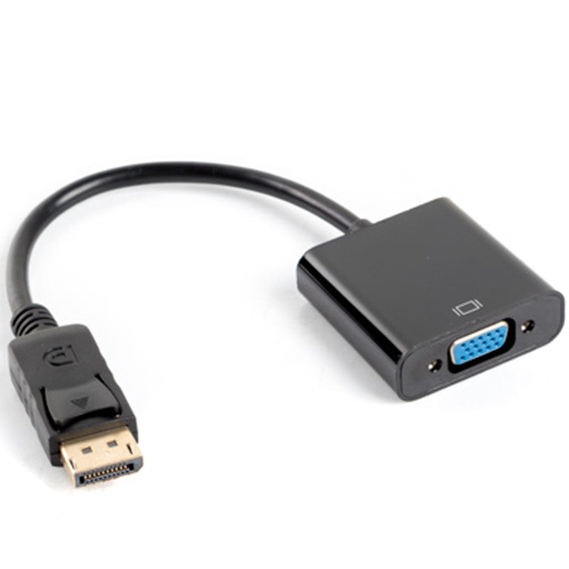 Adaptador Lanberg displayport 1.1 a vga 20cm negro