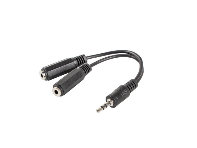 Adaptador lanberg jack stereo macho a