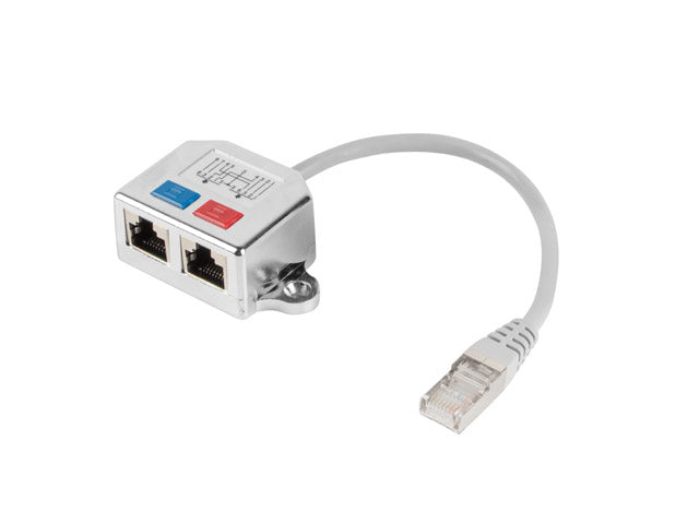 Adaptador lanberg splitter ethernet ftp rj45