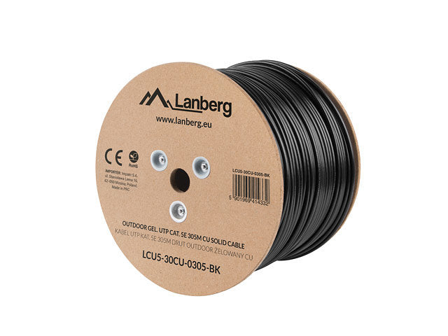 Bobina cat.5e lanberg utp rj45 solido