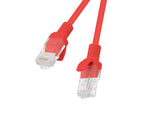 Cable red Lanberg latiguillo cat.6 utp fluke passed Rojo #rojo