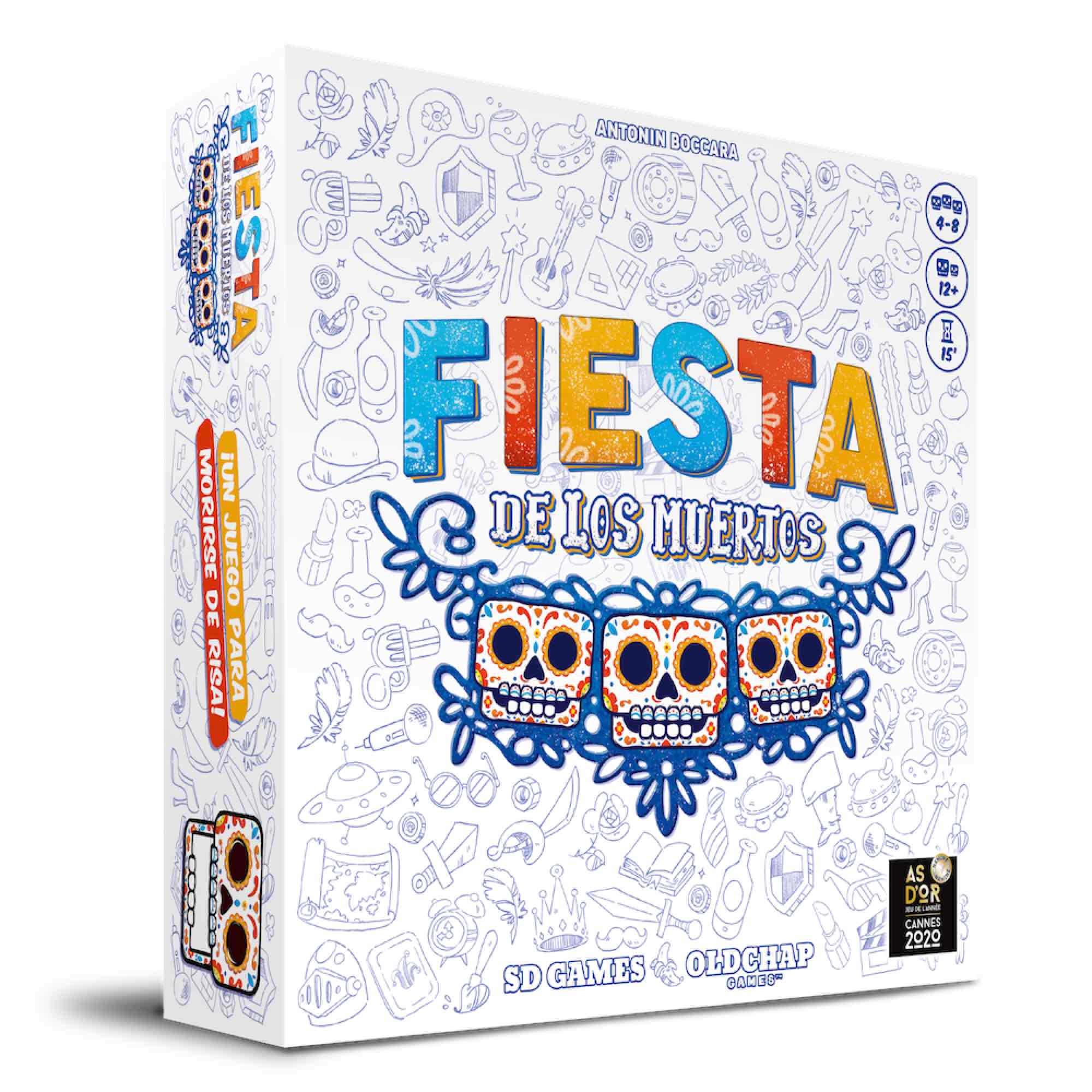 Juego de mesa fiesta de los muertos PEGI 12