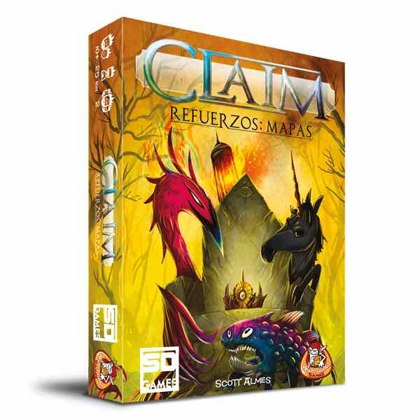 Juego de mesa claim refuerzos: mapas PEGI 10