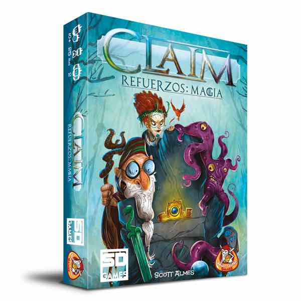 Juego de mesa claim refuerzos: magia PEGI 10