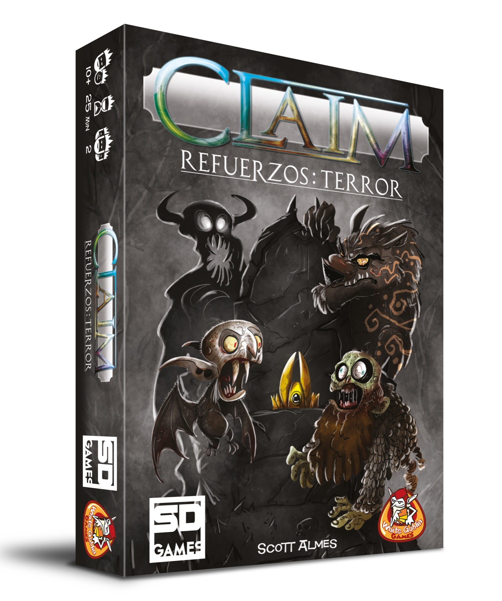 Juego de mesa claim refuerzos: terror PEGI 10