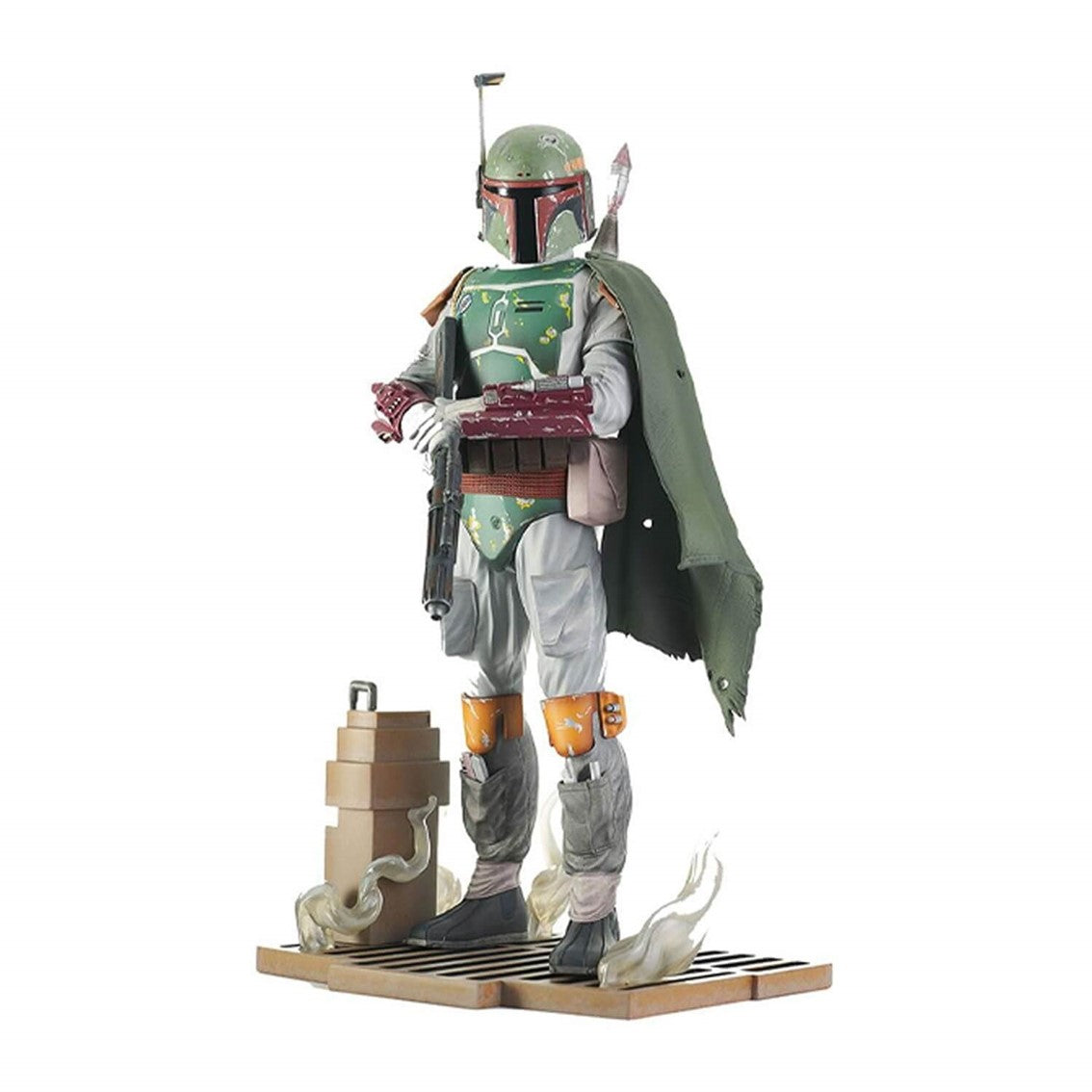 Figura diamond select toys star wars milestones return of the jedi boba fett escala 1 - 6 edición limitada