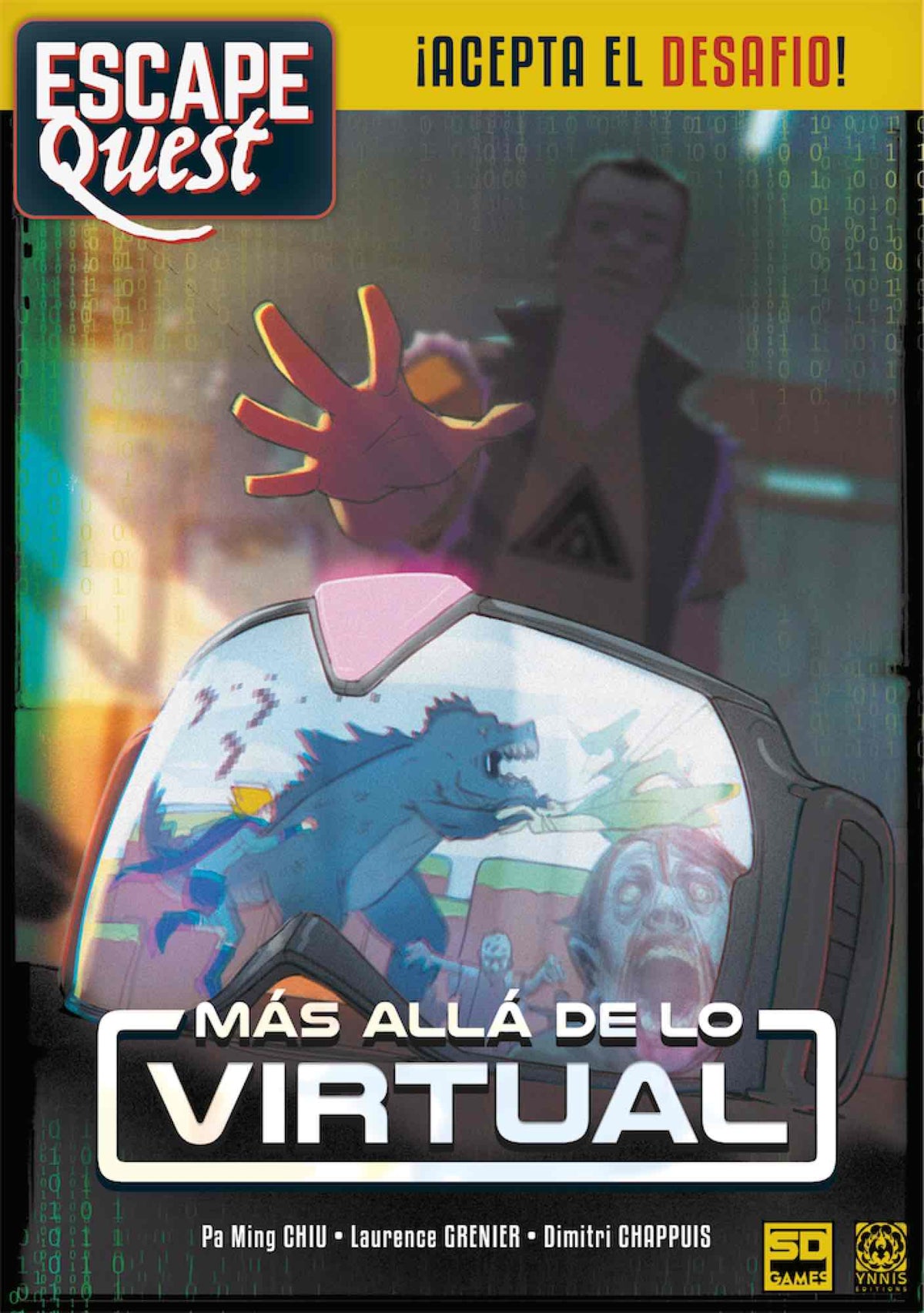 Juego de mesa escape quest 2: mas alla de lo virtual formato libro PEGI 12