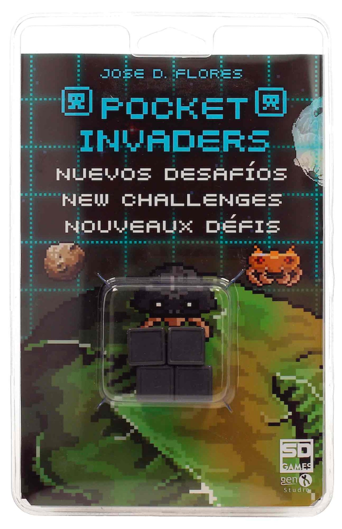 Juego de mesa pocket invaders tercera edición nuevos desafios PEGI 8