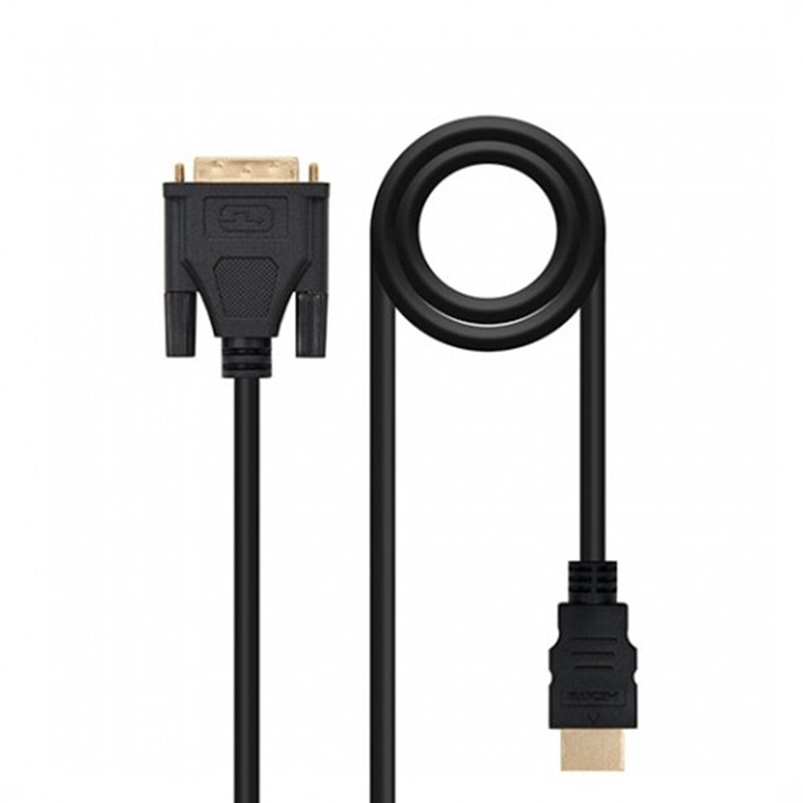 Cable HDMI Nanocable 10.15.0502/ DVI Macho - HDMI Macho/ 1.8m/ Negro
