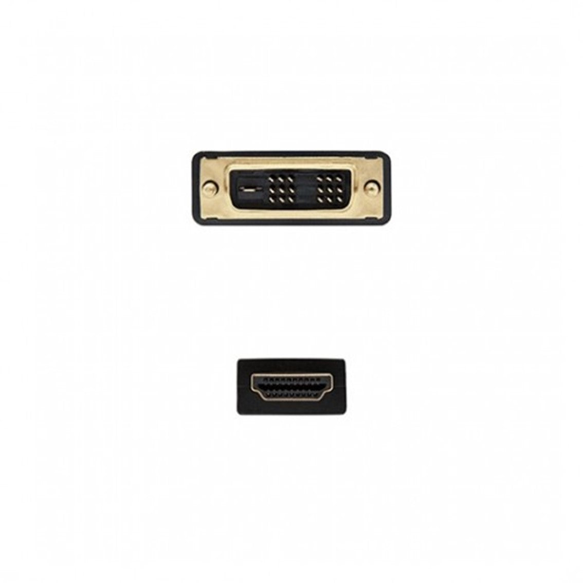 Cable HDMI Nanocable 10.15.0502/ DVI Macho - HDMI Macho/ 1.8m/ Negro