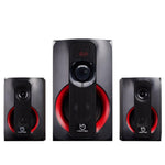 Altavoces Hiditec 2.1 multimedia h400 80w bluetooth USB sd radio