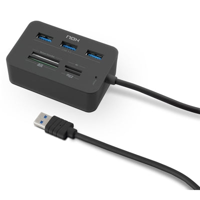 Lector de tarjetas NOX nxliterdrone 3 x USB 3.0