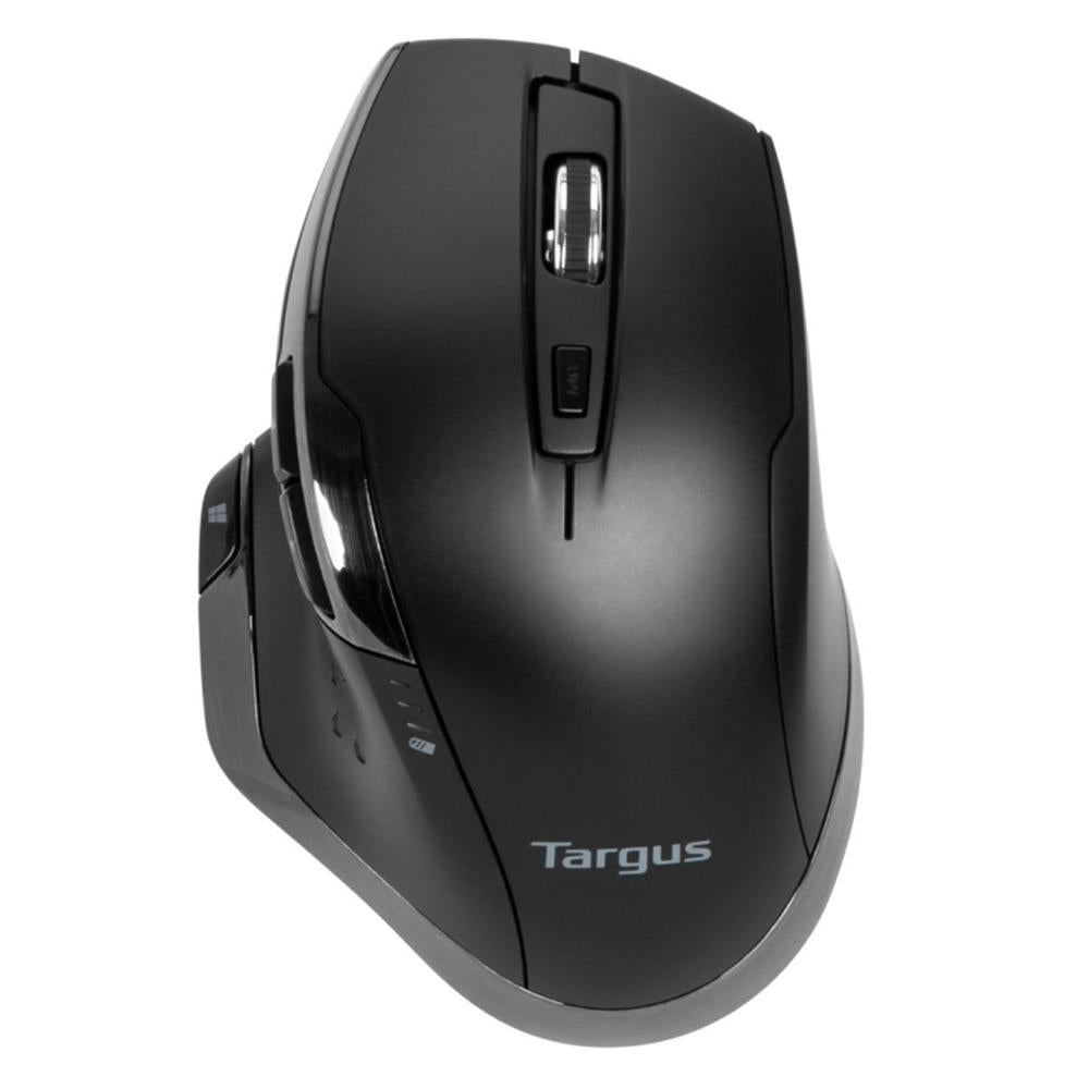 Mouse ratón ergonómico Targus bluetrace wireless inalámbrico antimicrobiano negro