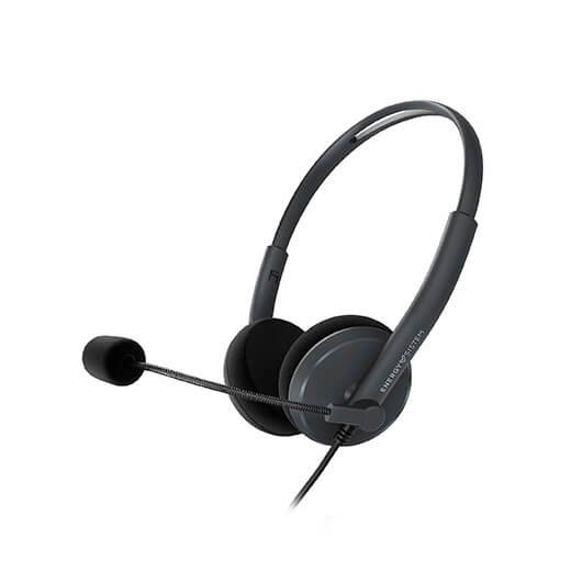 Auriculares micro energy sistem office 2 anthracite supraural · 30mm · cable 150cm · jack 3.5mm · antipop · 20hz