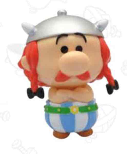 Figura Plastoy asterix & obelix obelix chibi mini pvc
