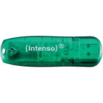 Memoria USB 2.0 Intenso rainbow 8GB verde