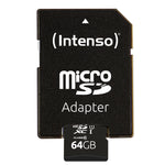 Tarjeta memoria micro sd Intenso 64GB uhs - i cl10 + adaptador sd