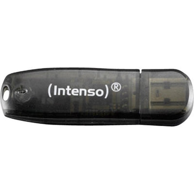 Memoria USB 2.0 Intenso rainbow 16GB negro