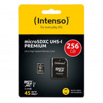Tarjeta memoria micro sd Intenso 256GB uhs - i cl10 + adaptador sd