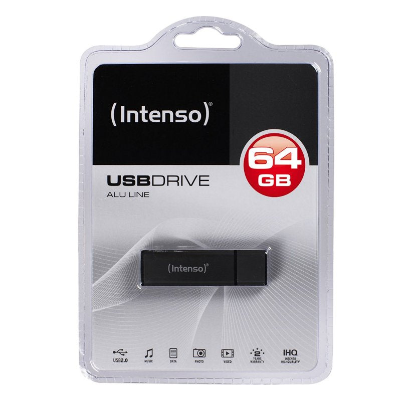 Memoria USB 2.0 inteso alu 64GB antracita