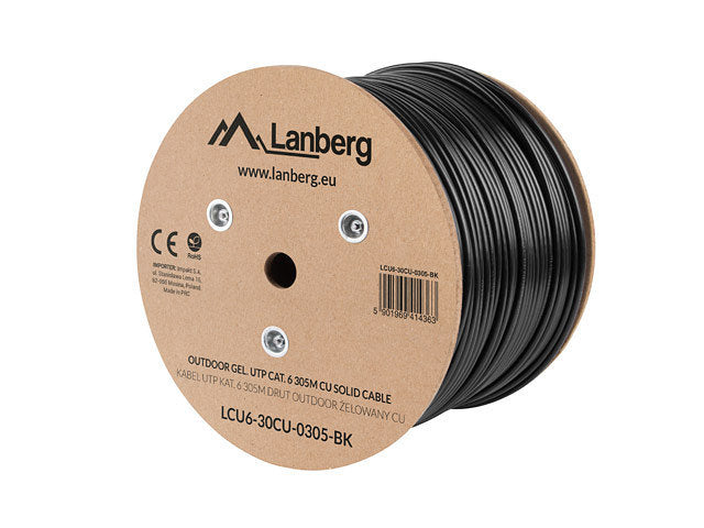 Bobina exterior lanberg cat.6 utp rj45