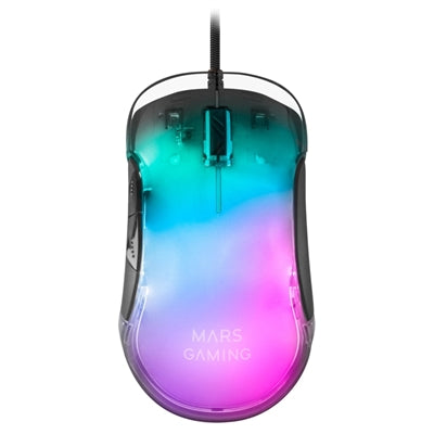 Mouse ratón mars gaming mmglow óptico USB 7 botones 12800ppp RGB