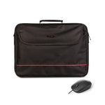 Maletín + Ratón Monray Bureau Kit para Portátiles hasta 16"/ Negro