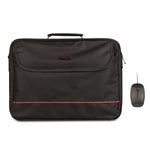 Maletín + Ratón Monray Bureau Kit para Portátiles hasta 16"/ Negro