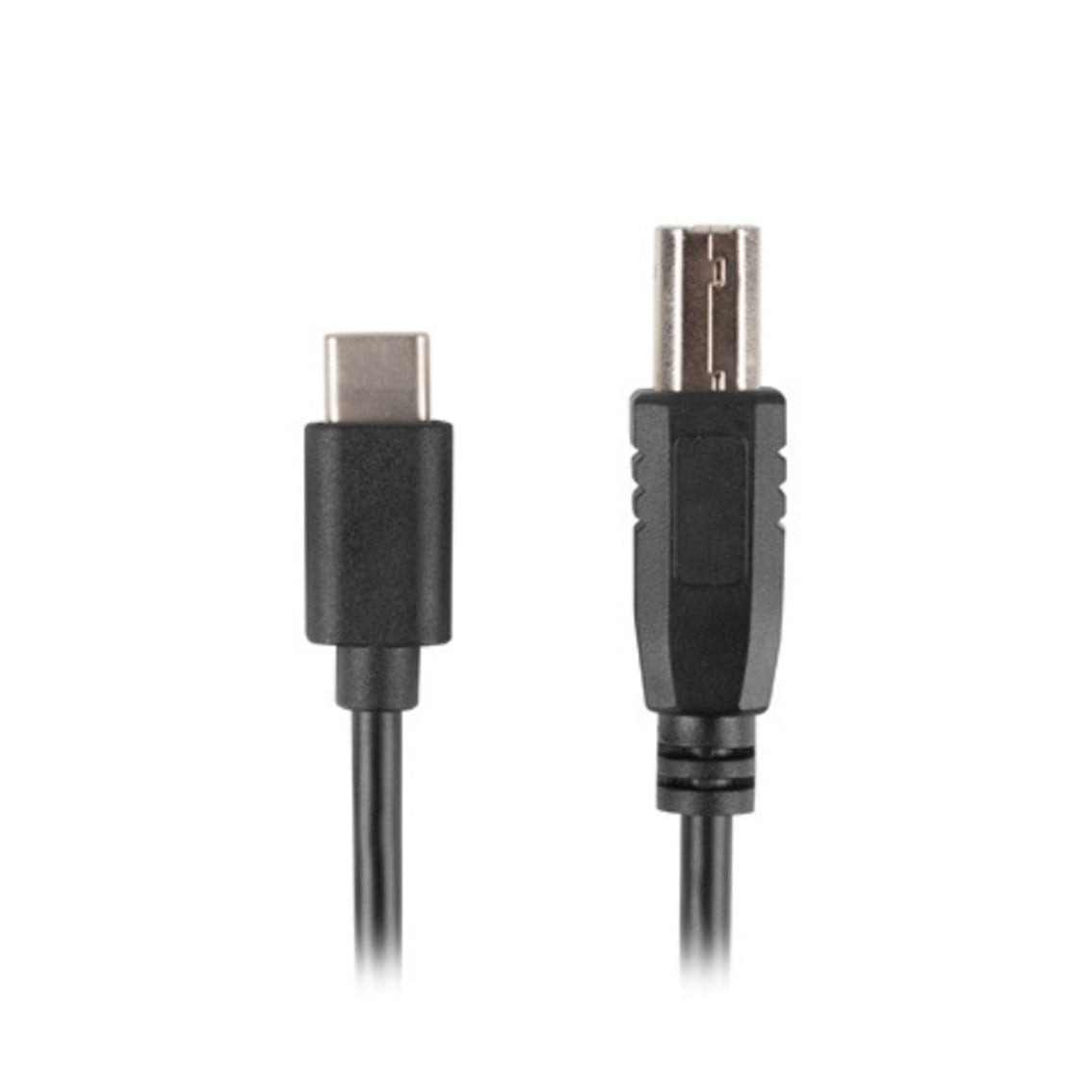 Cable USB tipo c a USB 2.0 tipo b Lanberg macho · macho Negro