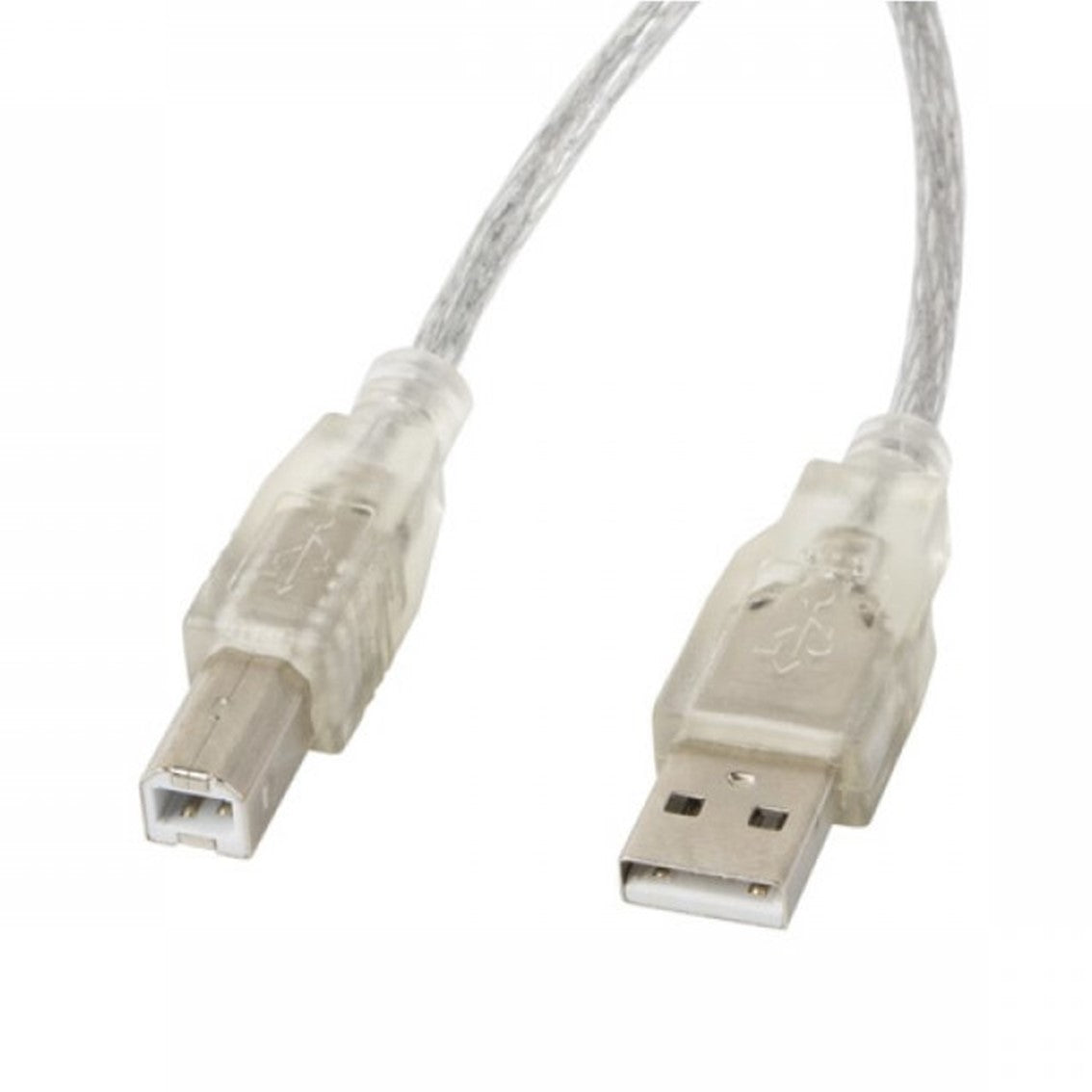 Cable USB tipo b a USB 2.0 tipo a Lanberg 1.8m - macho · macho - transparente