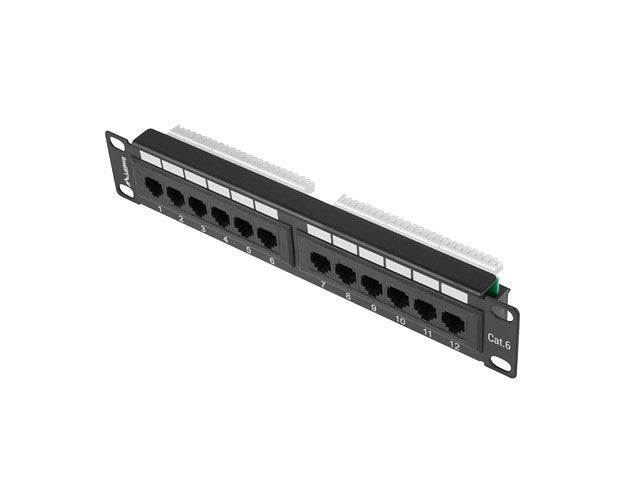Patch panel lanberg 12 puertos 1u