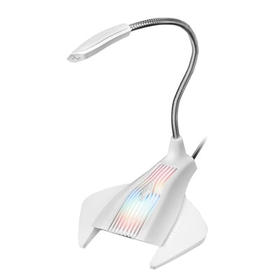Micrófono mars gaming rgb blanco