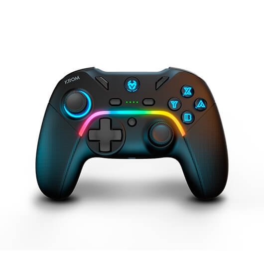 Mando gamepad krom gamming kayros argb