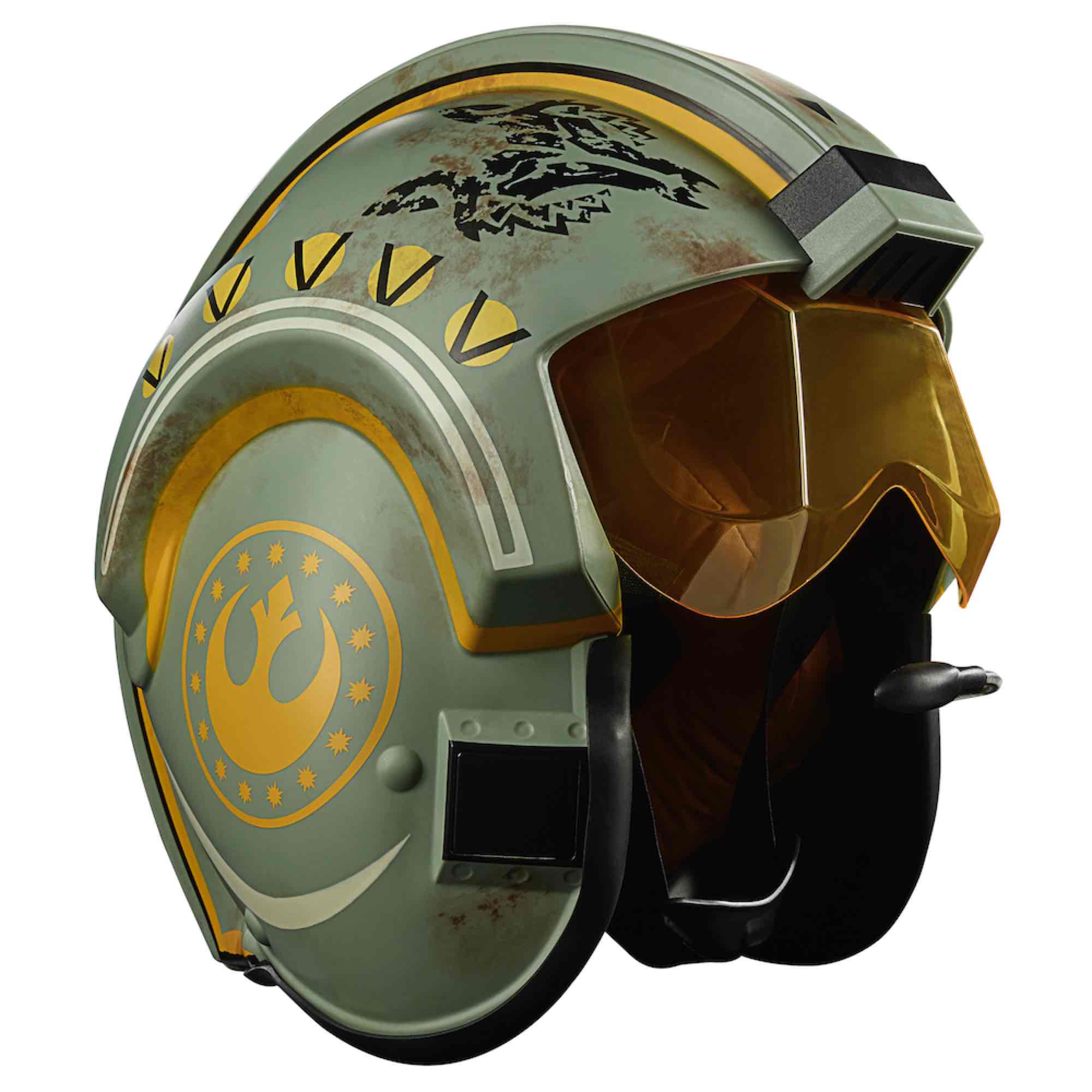 Replica escala 1:1trapper wolf casco electrónico the mandalorian black series