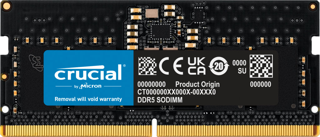 Memoria ram ddr5 8gb crucial sodimm