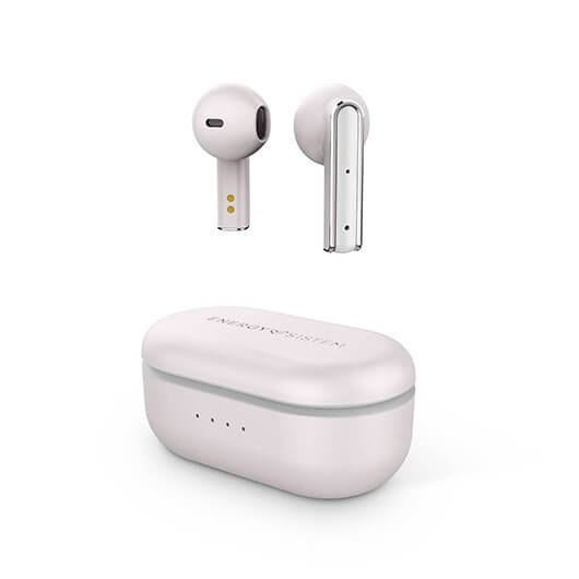 Auriculares micro energy sistem style 4 bluetooth 5.0 hasta 25h mic. integrado USB c Crema #crema